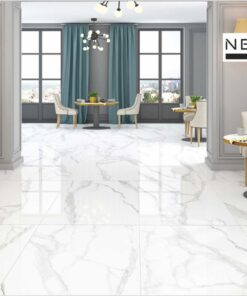 Alternative view of NW PORCELANATO BRILLO PULIDO STATUARIO MILOS GREY 60X120