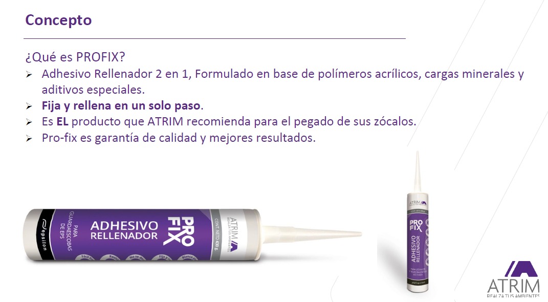ATR PROFIX ADHESIVO RELLENADOR CARTUCHO 430GRS BLANCO (0499) - Imagen 3