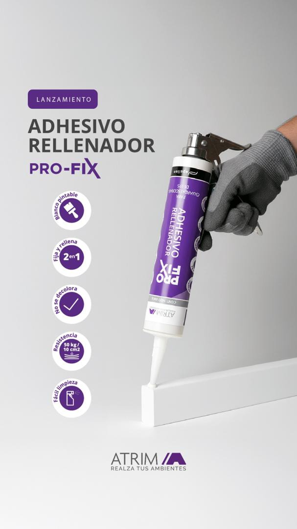 ATR PROFIX ADHESIVO RELLENADOR CARTUCHO 430GRS BLANCO (0499) - Imagen 2