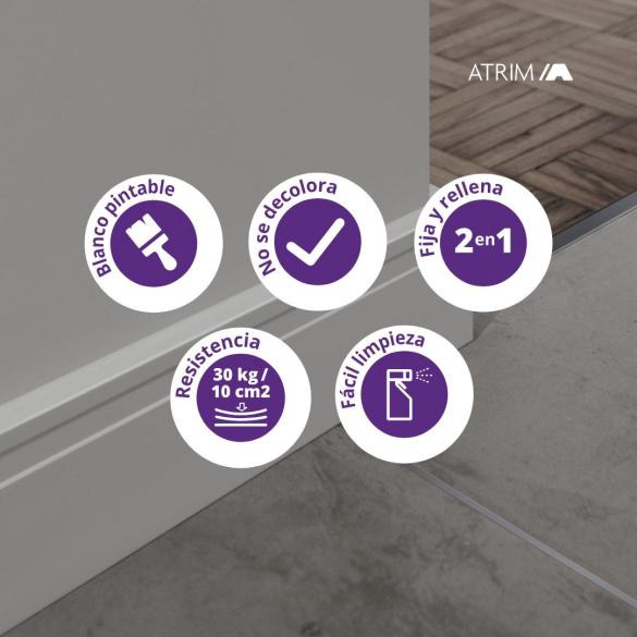 ATR PROFIX ADHESIVO RELLENADOR CARTUCHO 430GRS BLANCO (0499) - Imagen 4