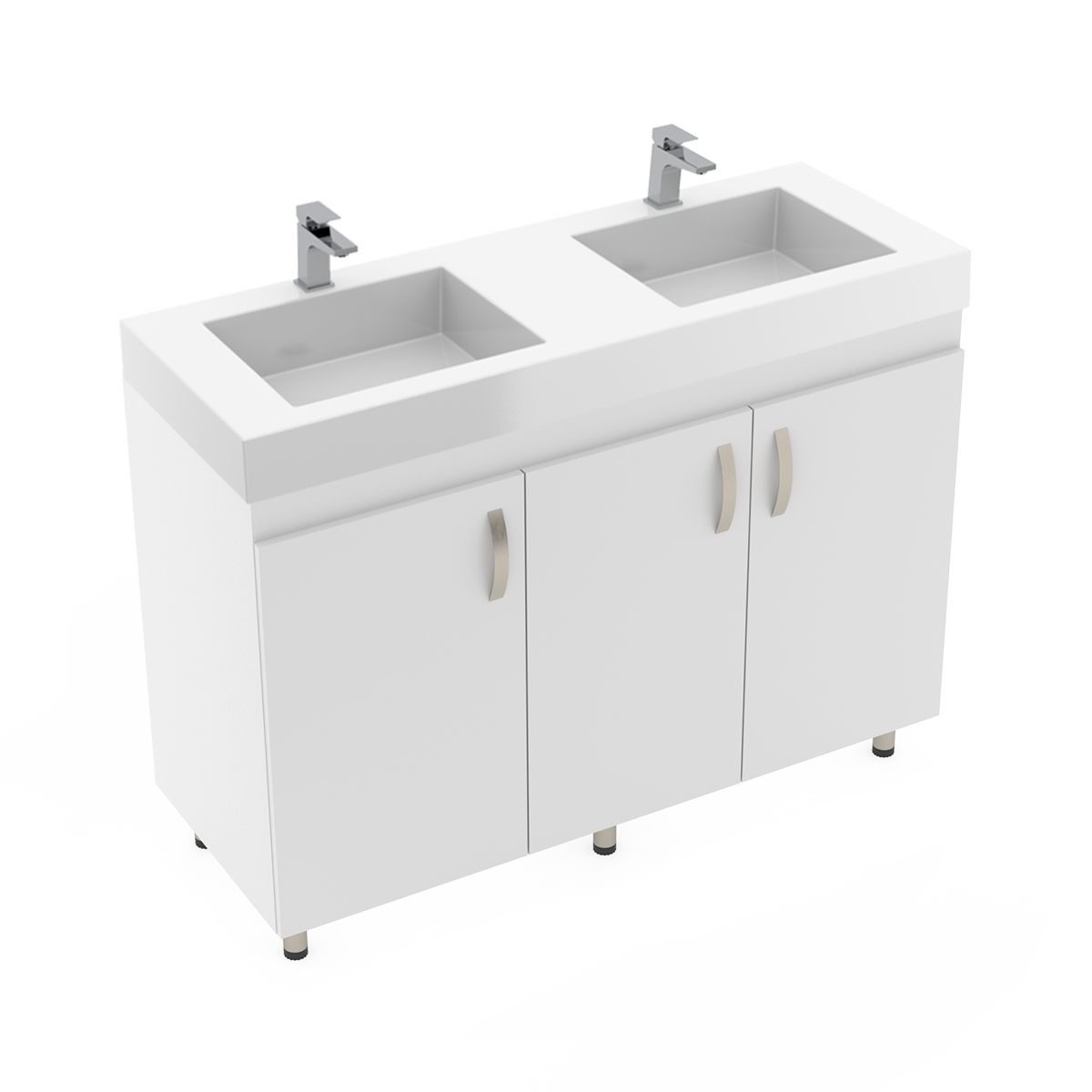 KIT LVM OSLO 124X48 BCO-MBL BASICO PISO MITTE/TAMBO REF: VBAN03-1151-000-0100