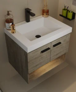 Alternative view of KIT LVM OSLO 63X48 BLANCO MUEBLE POLOCK ELEVADO AUSTRAL REF VBAN03-2510-000-0100
