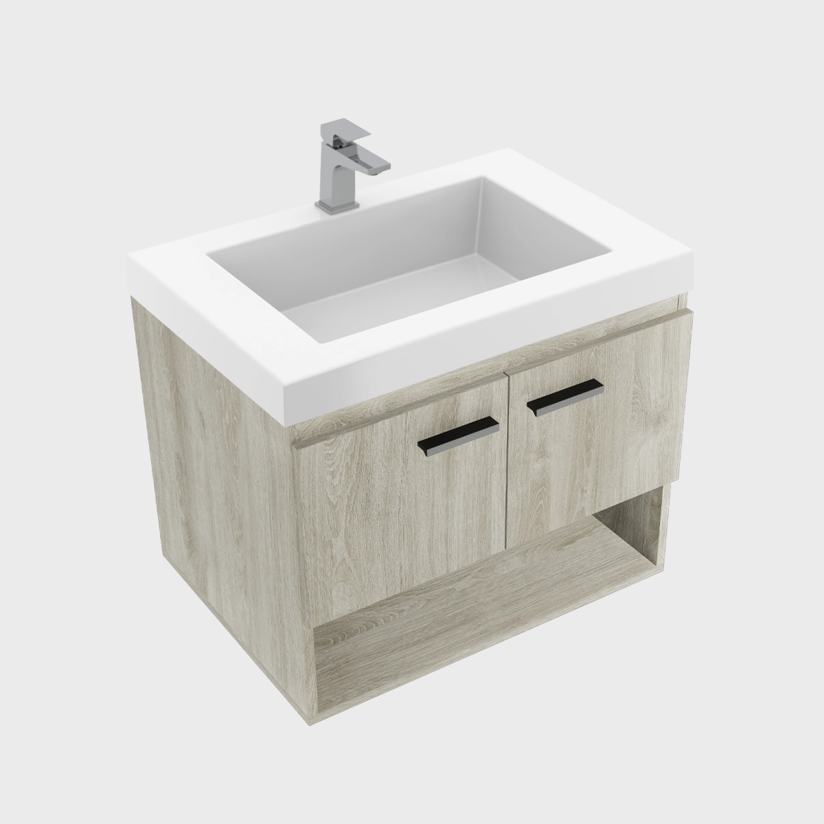 KIT LVM OSLO 63X48 BLANCO MUEBLE POLOCK ELEVADO AUSTRAL REF VBAN03-2510-000-0100